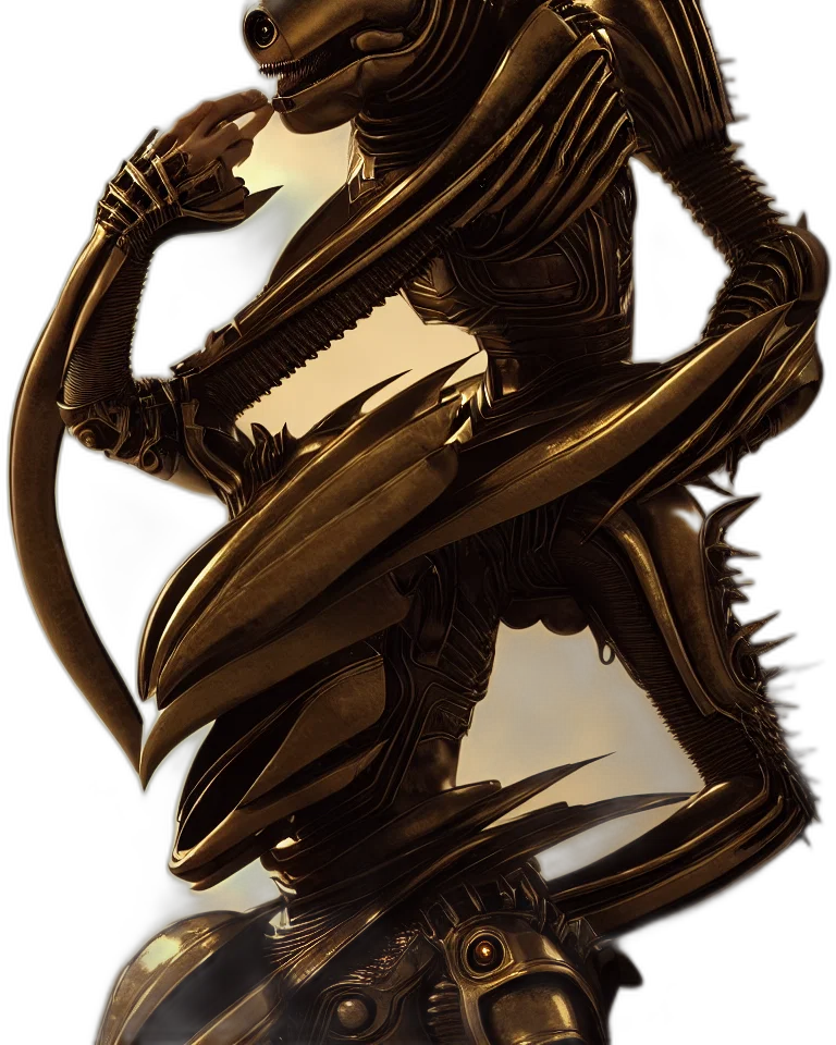 dragon, creature, mask, robot transparent PNG cut-out