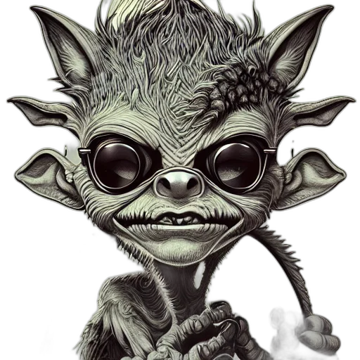 staff, creature, mask, face transparent PNG cut-out