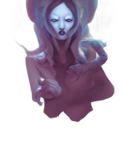 mask, face, staff, creature transparent PNG cut-out