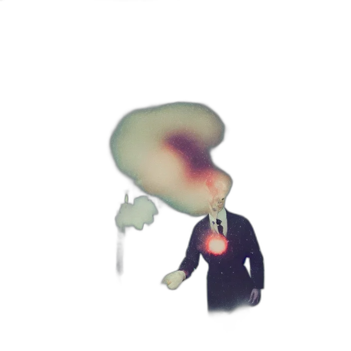 staff, hat, creature, umbrella transparent PNG cut-out