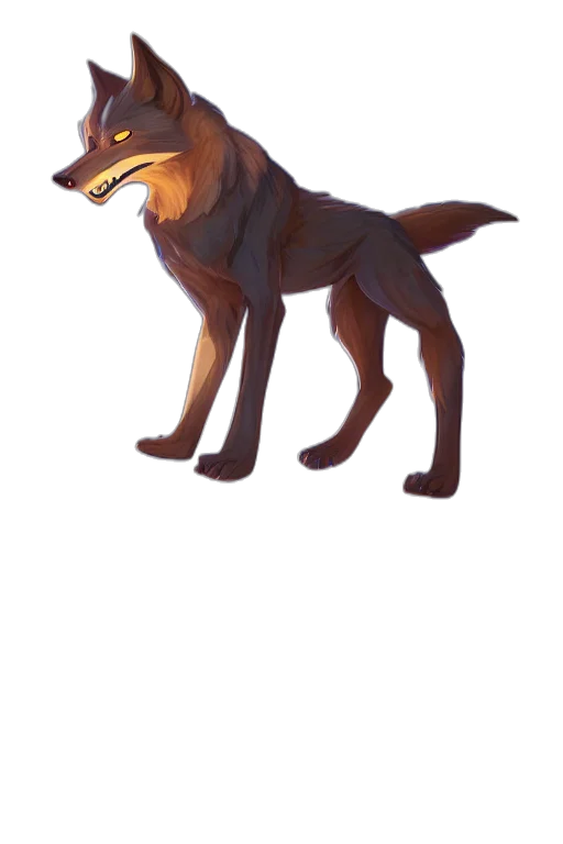 animal, creature, staff, weapon transparent PNG cut-out