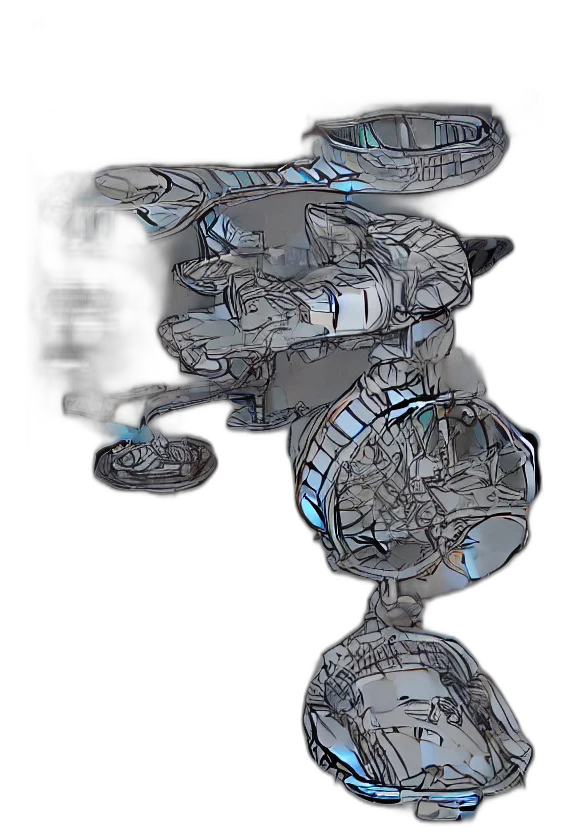 robot, weapon, shoes, car transparent PNG cut-out