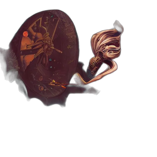 mask, crown, weapon, creature transparent PNG cut-out