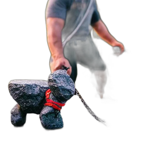 weapon, staff, animal, creature transparent PNG cut-out