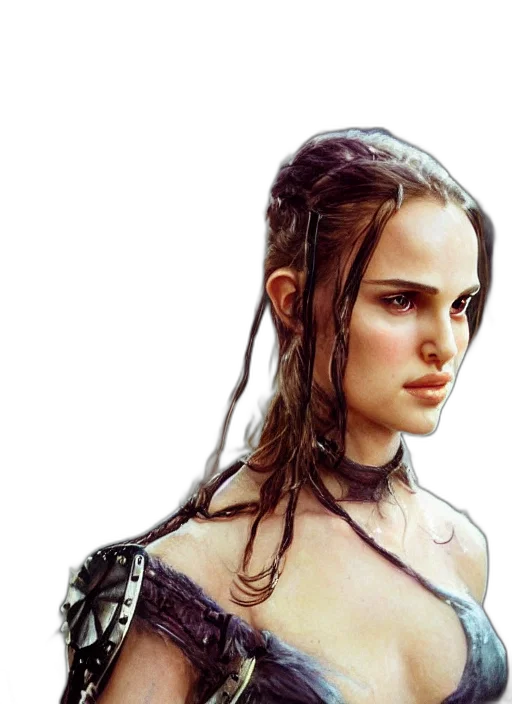 dress, face, hair, fantasy art transparent PNG cut-out