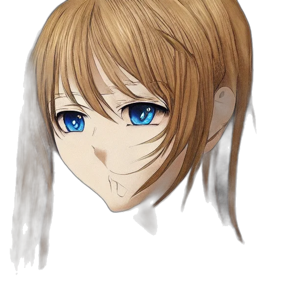 face, mask, hair, creature transparent PNG cut-out