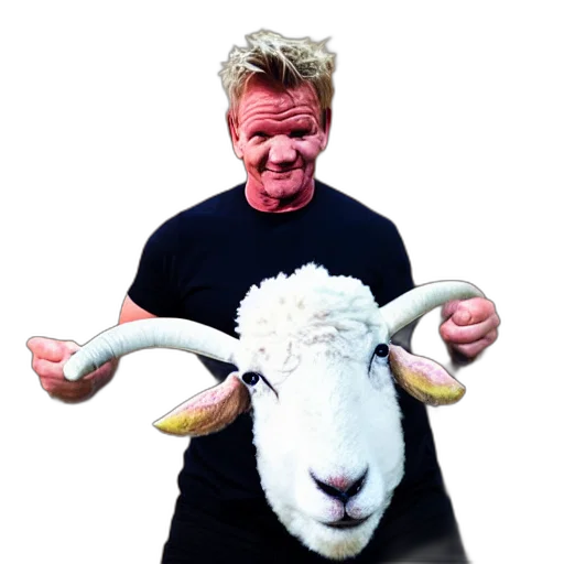 animal, gordon, ramsay, ram transparent PNG cut-out