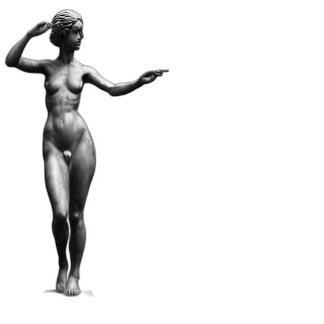 dress, creature, 3d render, concept art transparent PNG cut-out