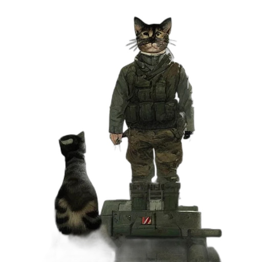 animal, staff, weapon, robot transparent PNG cut-out