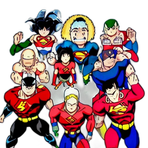 comic book art, concept art, cartoon, anime transparent PNG cut-out