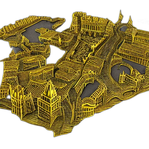crown, 3d render, concept art, fantasy art transparent PNG cut-out