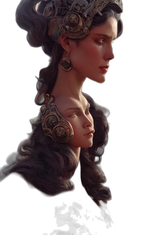 crown, face, jewelry, staff transparent PNG cut-out