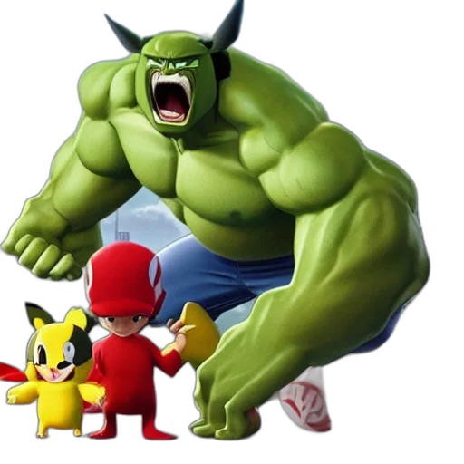 animal, concept art, comic book art, 3d render transparent PNG cut-out