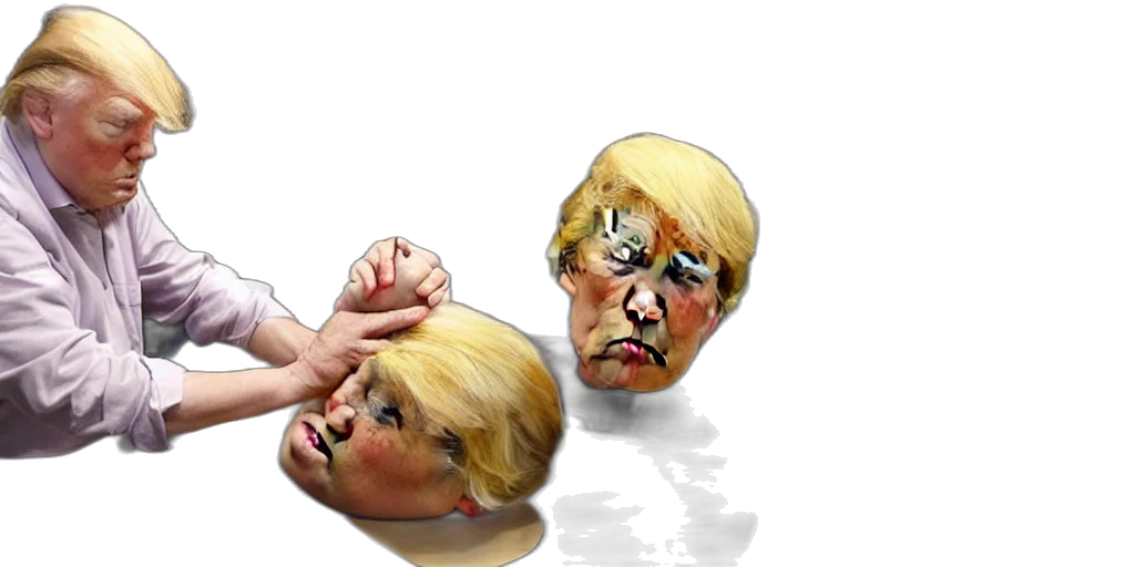 mask, creature, face, hair transparent PNG cut-out
