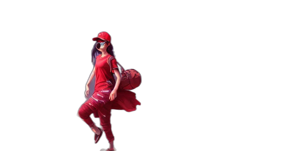 dress, creature, hat, hair transparent PNG cut-out