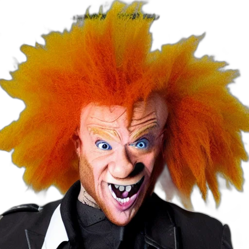hair, mask, creature, face transparent PNG cut-out