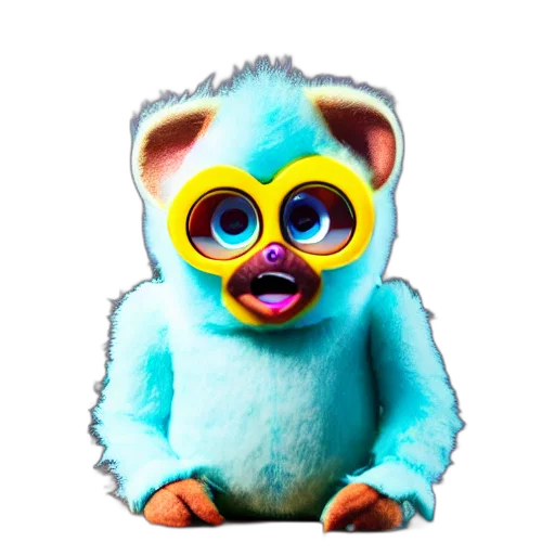 creature, mask, animal, 3d render transparent PNG cut-out