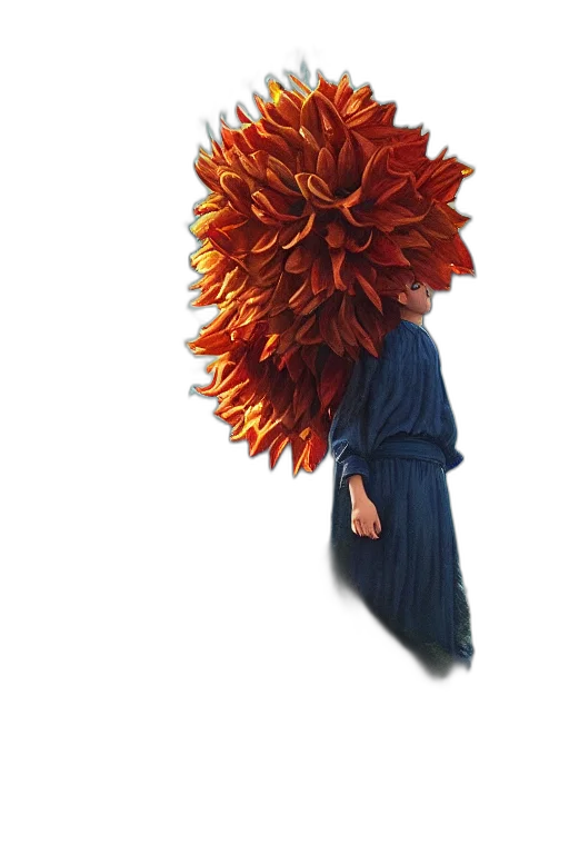 hair, crown, flower, hat transparent PNG cut-out