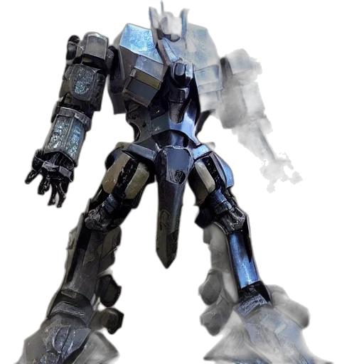 robot, weapon, sword, staff transparent PNG cut-out