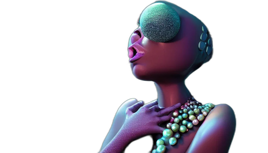 jewelry, mask, robot, face transparent PNG cut-out