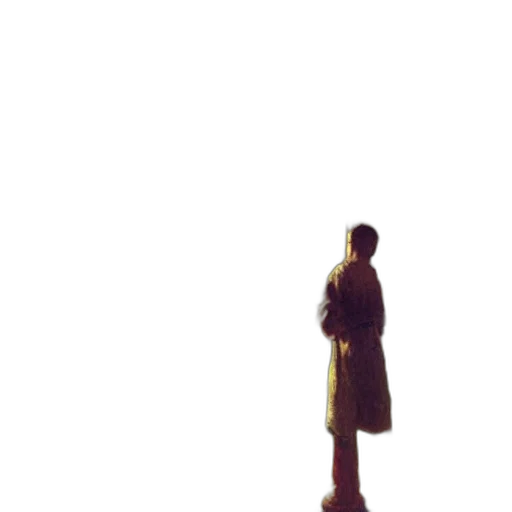 robot, staff, jacket, sword transparent PNG cut-out