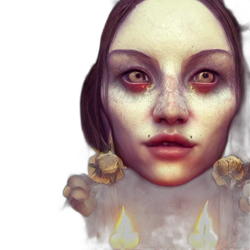 face, mask, fantasy art, concept art transparent PNG cut-out