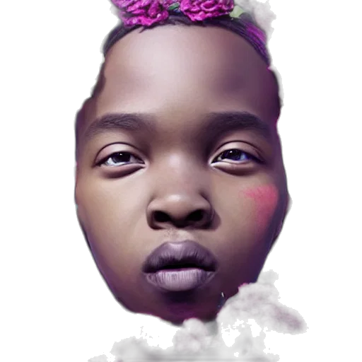 face, crown, mask, creature transparent PNG cut-out