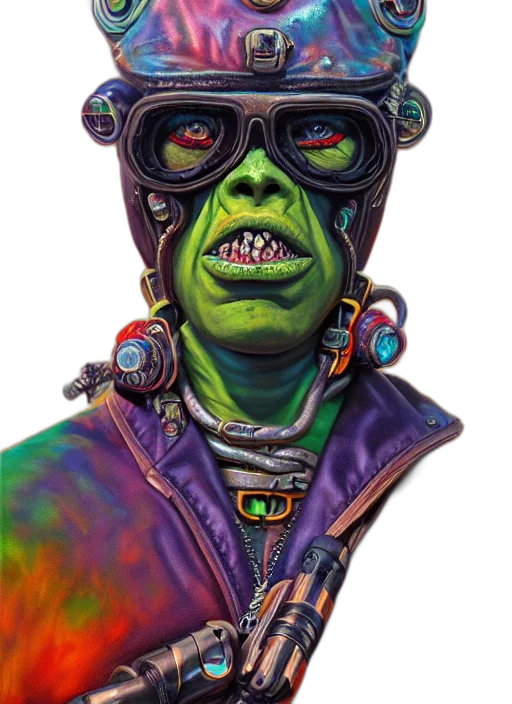 mask, face, robot, jacket transparent PNG cut-out