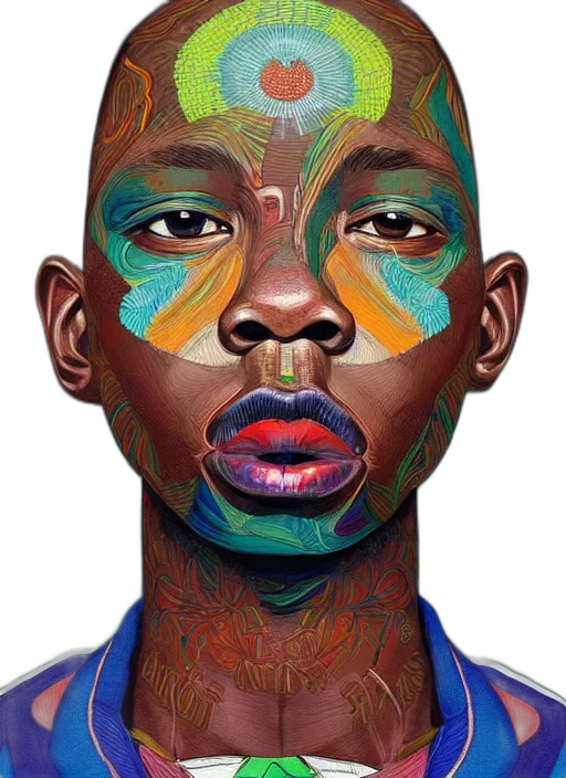 face, mask, creature, photorealistic transparent PNG cut-out