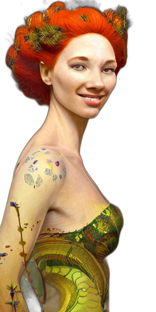 dress, jewelry, crown, photorealistic transparent PNG cut-out