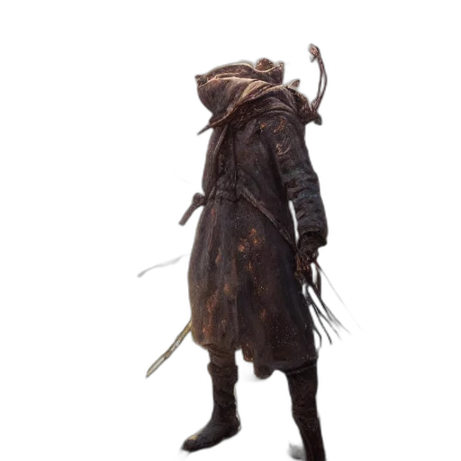 staff, creature, jacket, mask transparent PNG cut-out
