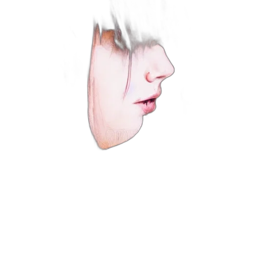 face, mask, hair, umbrella transparent PNG cut-out