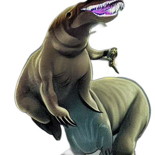creature, animal, dragon, staff transparent PNG cut-out