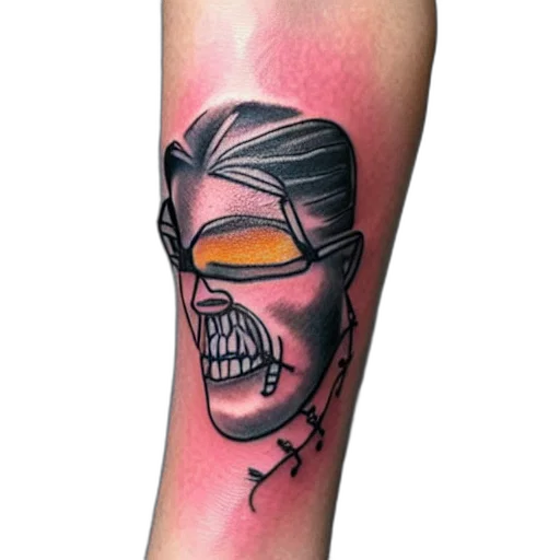 mask, face, cyberpunk, cartoon transparent PNG cut-out