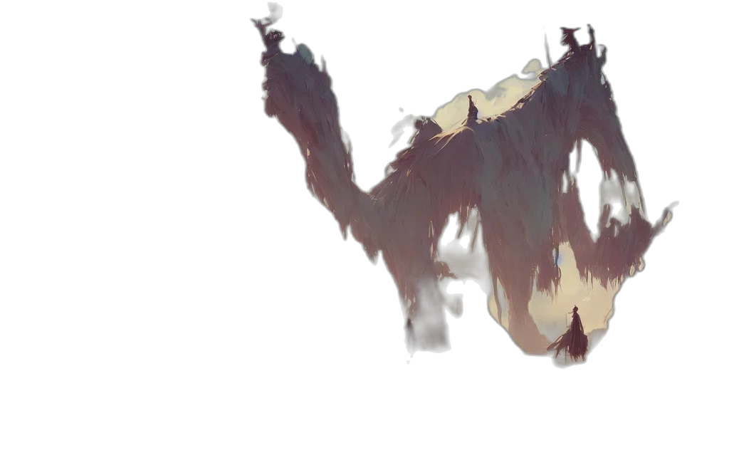 creature, dragon, animal, staff transparent PNG cut-out