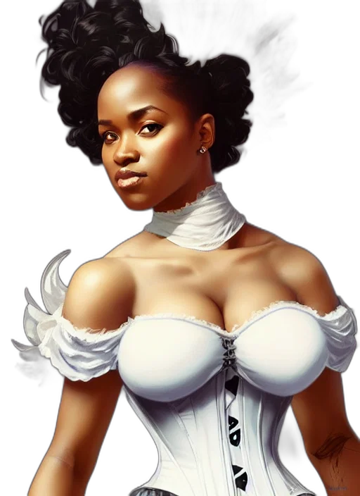 dress, fantasy art, concept art, comic book art transparent PNG cut-out