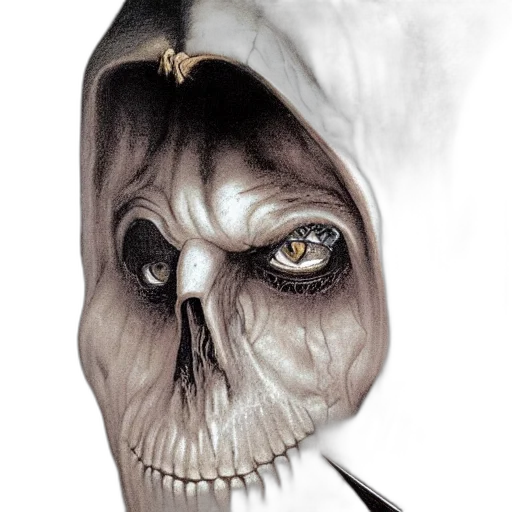 mask, face, creature, staff transparent PNG cut-out