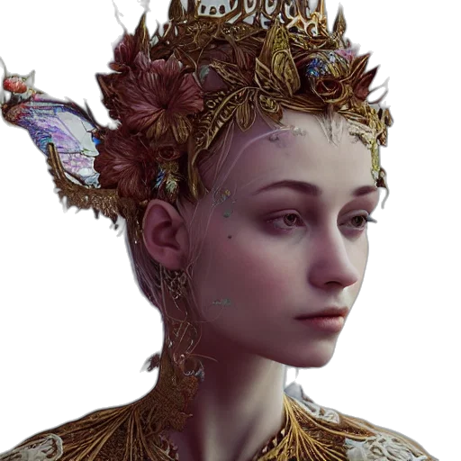 crown, jewelry, face, dragon transparent PNG cut-out