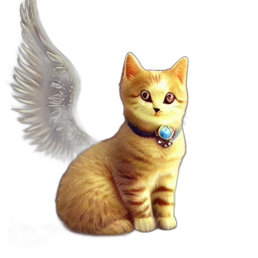 animal, staff, fantasy art, photorealistic transparent PNG cut-out