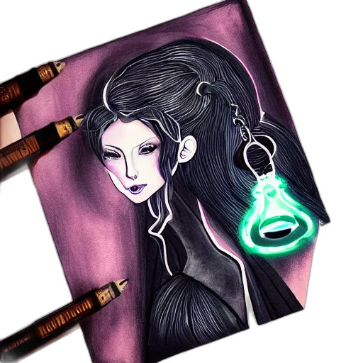mask, jewelry, fantasy art, watercolor transparent PNG cut-out