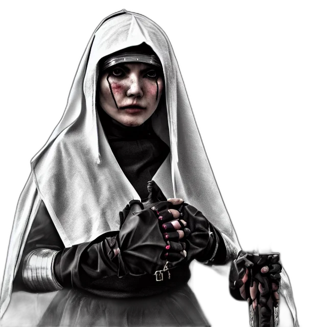 mask, face, concept art, photorealistic transparent PNG cut-out