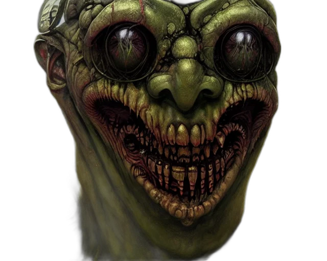 mask, face, creature, staff transparent PNG cut-out