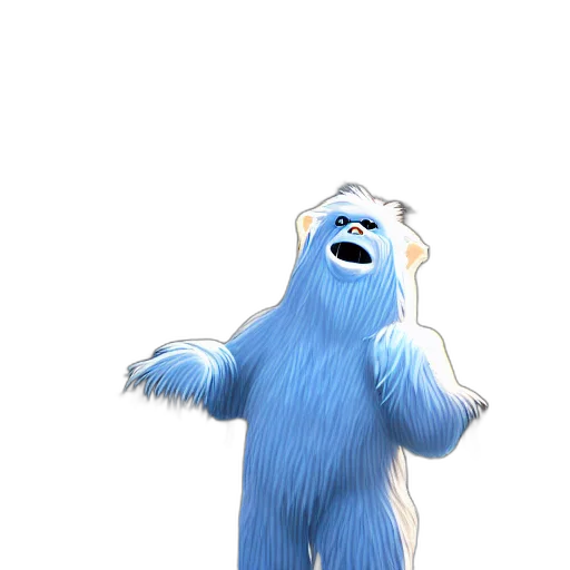 creature, animal, hair, staff transparent PNG cut-out