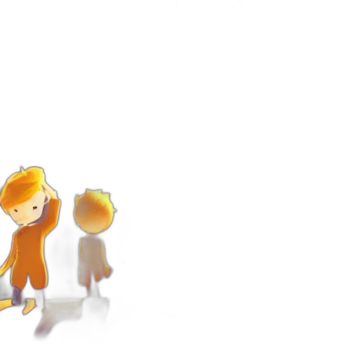 staff, crown, robot, 3d render transparent PNG cut-out