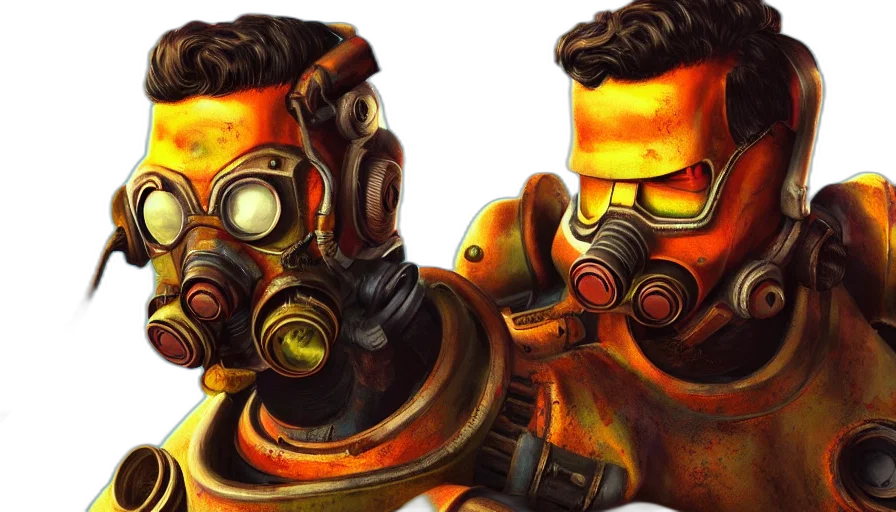 robot, mask, face, weapon transparent PNG cut-out