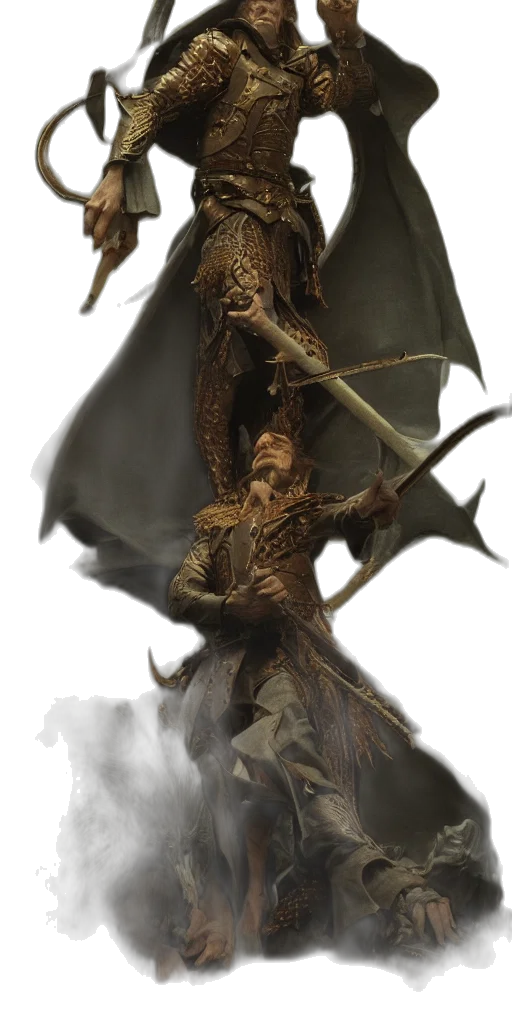 staff, creature, dragon, mask transparent PNG cut-out