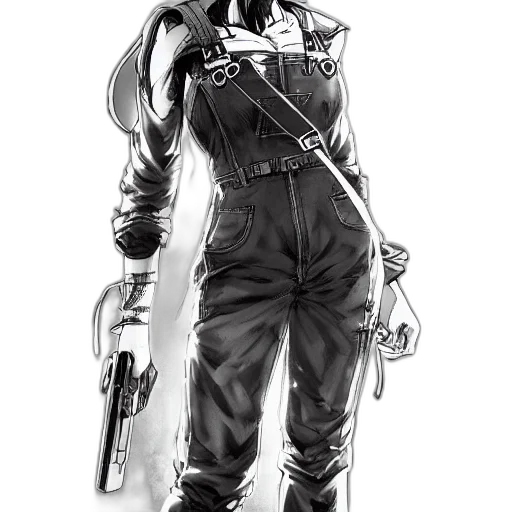 weapon, staff, jacket, sword transparent PNG cut-out