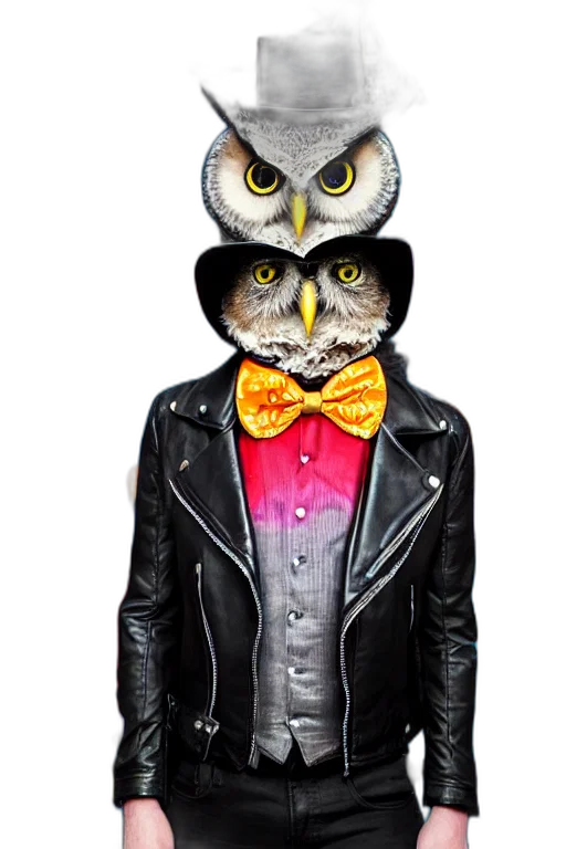 jacket, mask, animal, staff transparent PNG cut-out