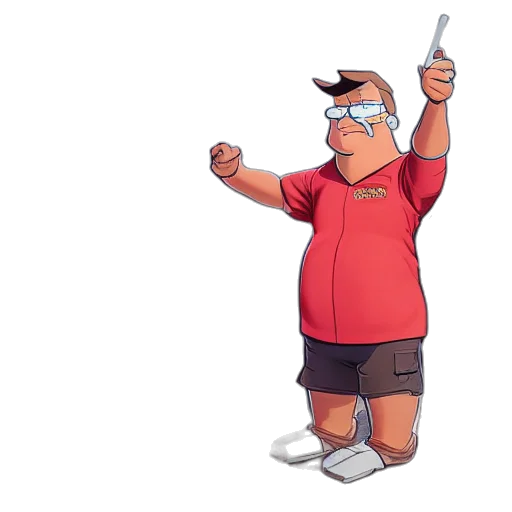 staff, jacket, weapon, bottle transparent PNG cut-out
