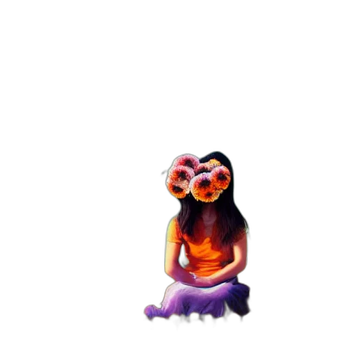 creature, animal, staff, mask transparent PNG cut-out